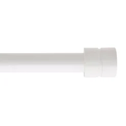 Kit asta tenda estensibile (L210 - L380 cm / D28 mm) Cesena Bianco opaco