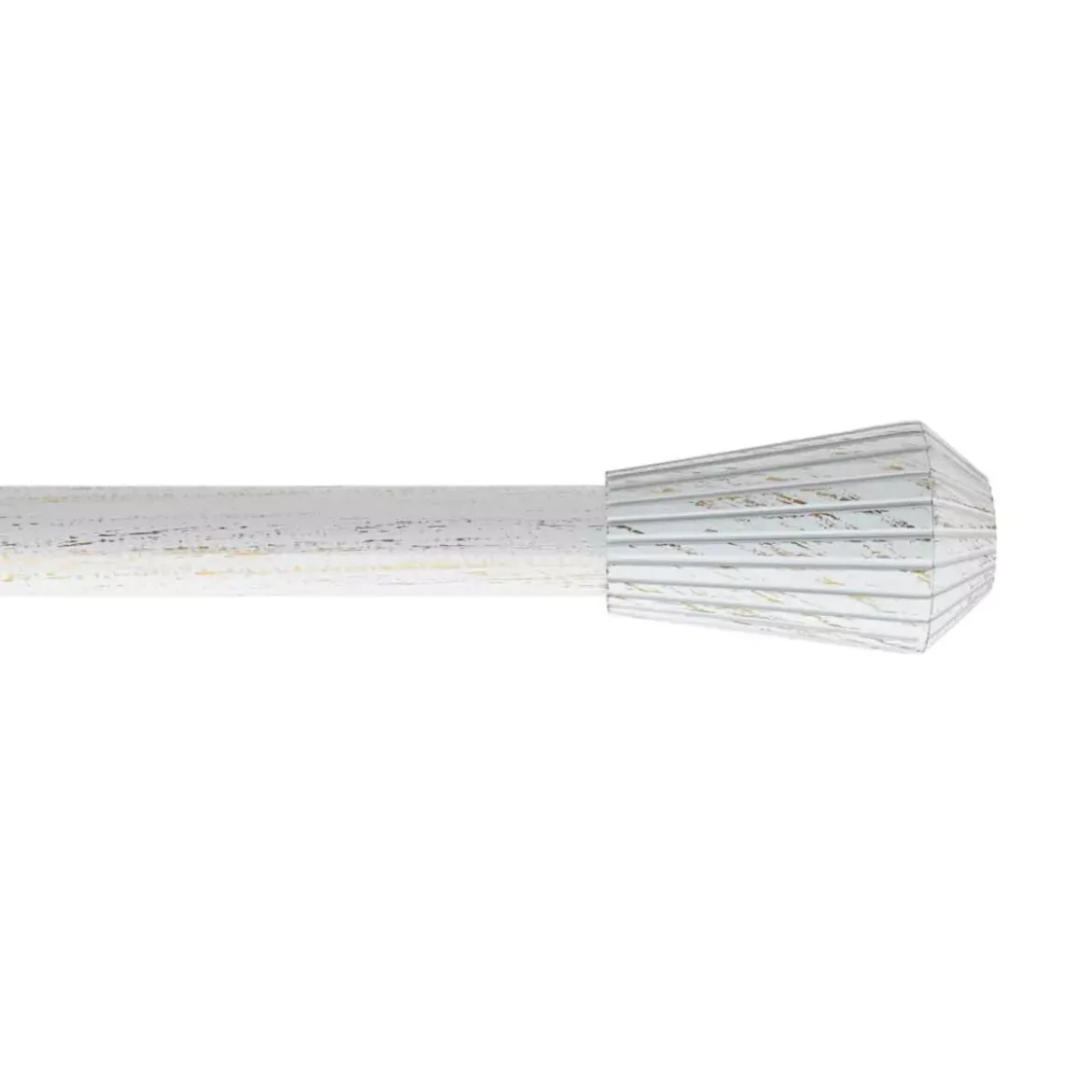Kit asta tenda estensibile (L210 - L380 cm / D19 mm) Pisa Bianco e Oro