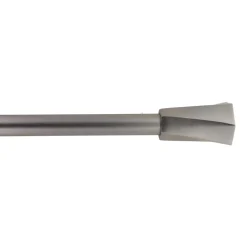Kit asta tenda estensibile (L210 - L380 cm / D19 mm) Vinyasa Argento