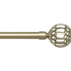 Kit di asta per tenda estensibile (L120 - L210 cm / D19 mm) Facette Oro