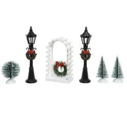 Kit di accessori lampioni e decorazioni per la creazione di un villaggio
