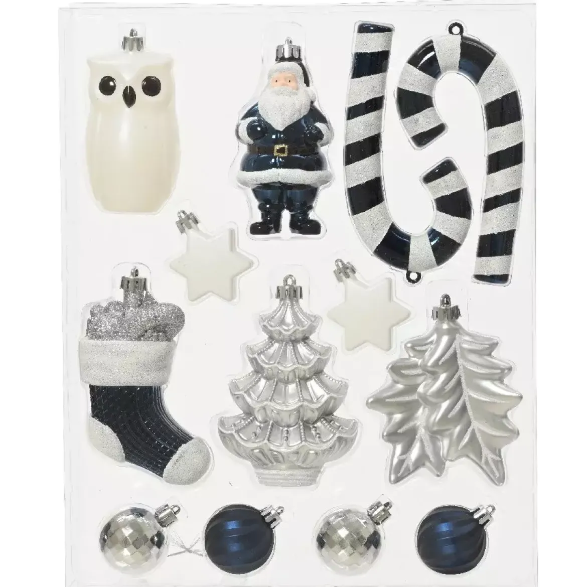 Kit di decorazioni di Natale Manaé Argento