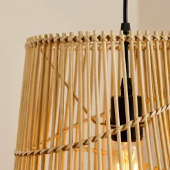 Lampada a sospensione design in bambù (H36 cm) Alicante Naturale