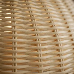 Lampada a sospensione in bambù intrecciato (D60 cm) Eivissa Naturale