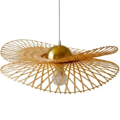 Lampada a sospensione in bambù (D75 cm) Mérida Naturale