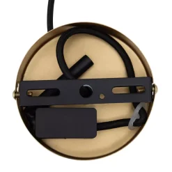 Lampada a sospensione in metallo (56 x 42 cm) Arlo Oro
