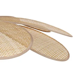 Lampada a sospensione petalo Bambù (D90 cm) Margaux Beige