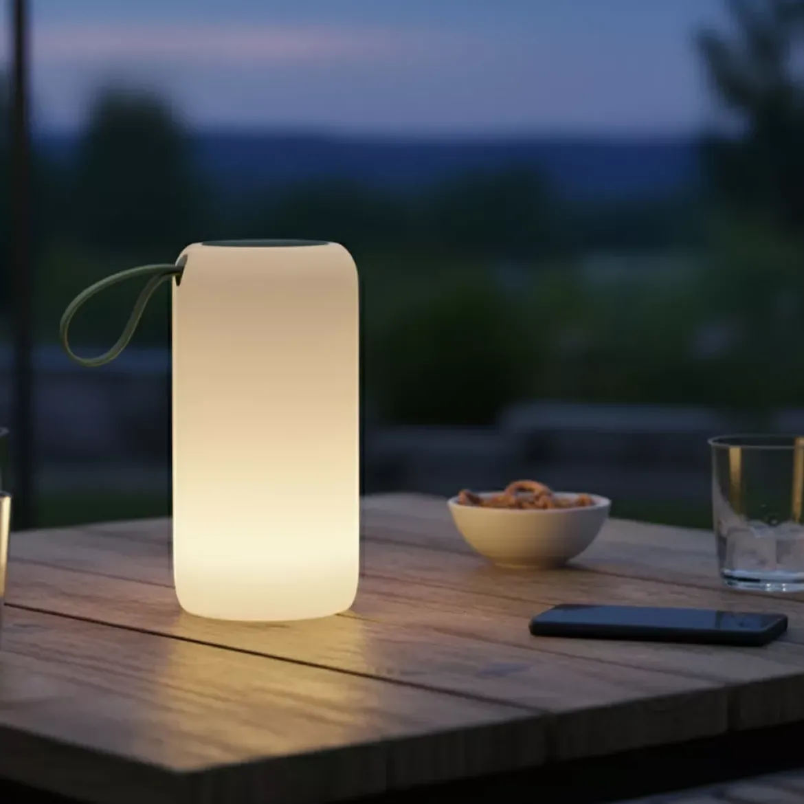 Lampada da giardino mobile senza fili 45 lumen (H24 cm) Starlight Bianco caldo