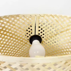 Lampada da parete in bambù (H34 cm) Cadiz Naturale
