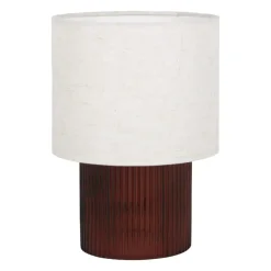 Lampada da tavolo (22 cm) Teca Marrone