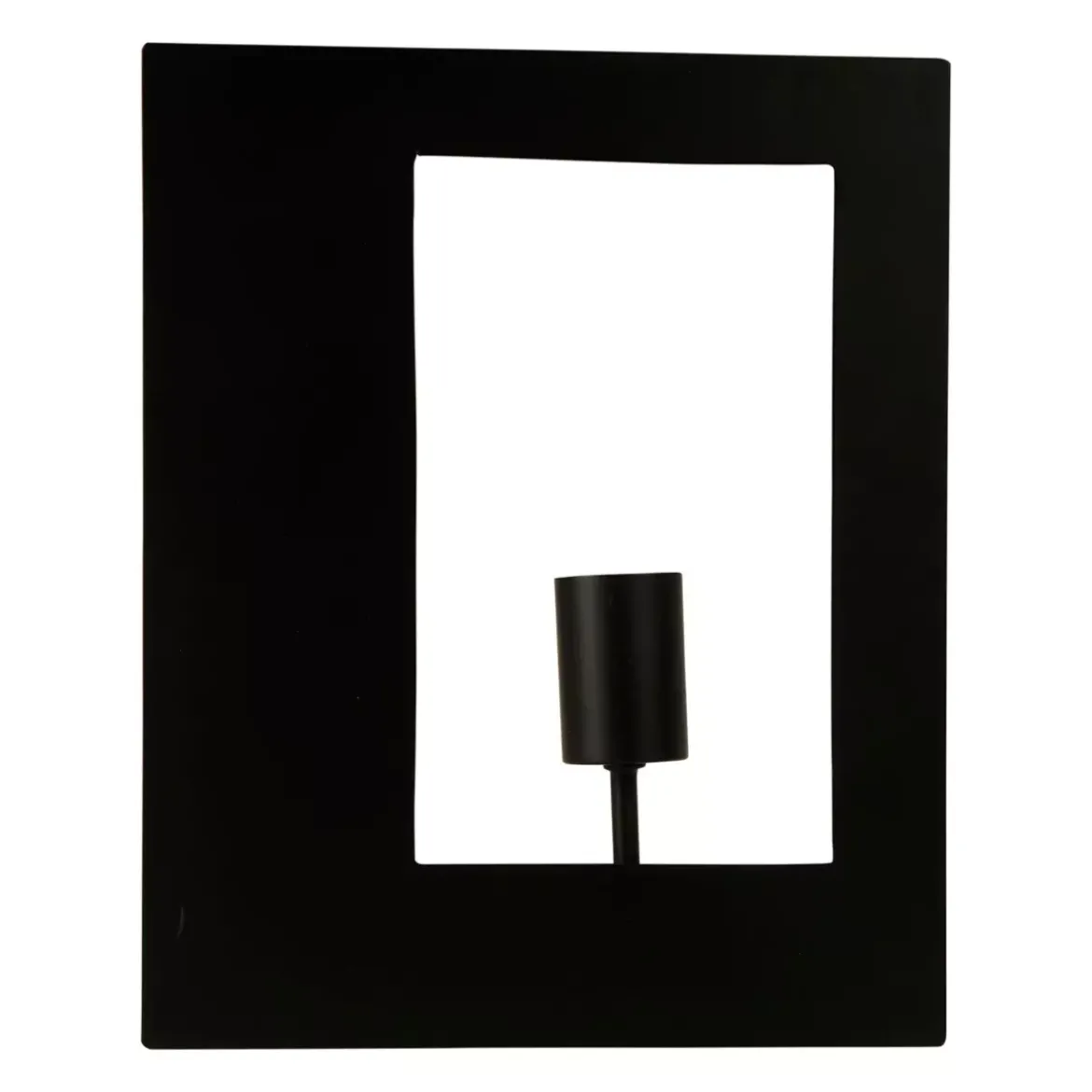 Lampada da tavolo design metallo (33.5 cm) Cuadro Nero