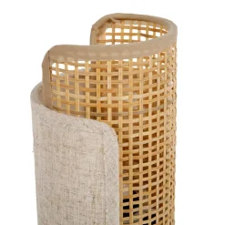 Lampada da tavolo (H28 cm) Bourgeon Beige e dorato