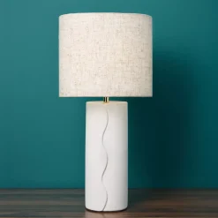 Lampada da tavolo in ceramica (H44 cm) Isaure Beige