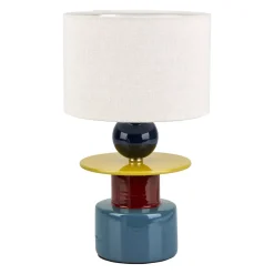 Lampada da tavolo in ceramica (H29,5 cm) Logic Multicolore