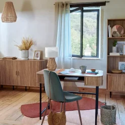 Lampada da tavolo in corda (Alt 40 cm) Lila Naturale
