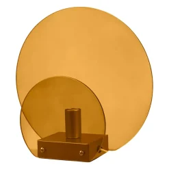 Lampada da tavolo in vetro (D22 cm) Bowie Arancione