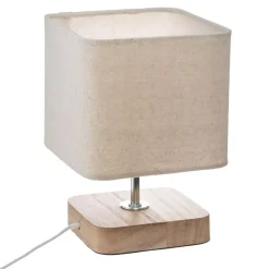 Lampada da tavolo legno (H21 cm) Toxey Avorio
