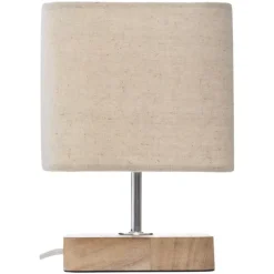 Lampada da tavolo legno (H21 cm) Toxey Avorio