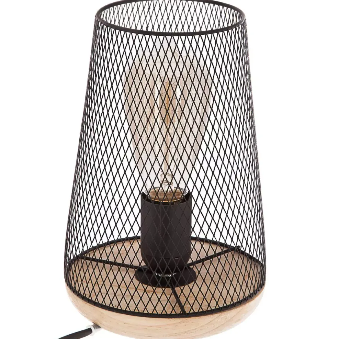 Lampada da tavolo metallo (H23 cm) Factor Nero