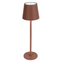 Lampada da tavolo senza fili ricaricabile USB 48 LED (H37 cm) Brooklyn Terracotta