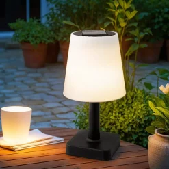Lampada da tavolo senza fili ricaricabile USB LED (H23 cm) Soho Nero