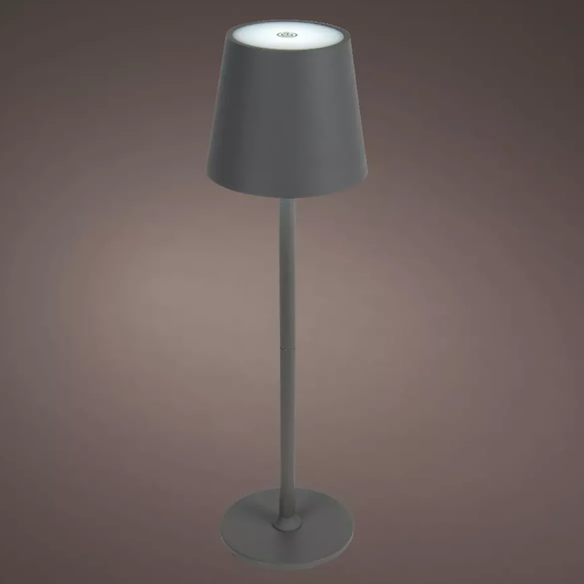 Lampada da tavolo senza fili ricaricabile USB 48 LED (H37 cm) Brooklyn Grigio