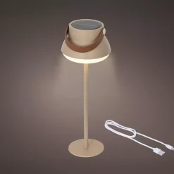 Lampada da tavolo solare 100 lumen (H36 cm) Tokyo Beige