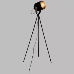 Lampada da terra a treppiede (H36 cm) Bil Nero