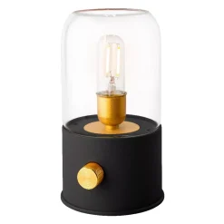 Lampada decorativa senza fili ricaricabile USB (H20 cm) Nero