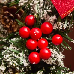 Lampada di Natale illuminata e animata 33 LED (H180 cm) Neve cadente Nero