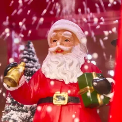 Lampada di Natale illuminata e animata 33 LED (H180 cm) Neve cadente Rosso