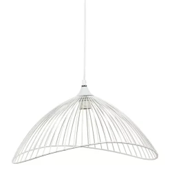 Lampadario a sospensione (D45 cm) Filla Bianco