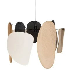 Lampadario a sospensione in juta (D66 cm) Almeria Beige