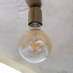 Lampadario a sospensione in metallo (D80 cm) Arlo Dorato