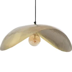 Lampadario a sospensione in metallo (D80 cm) Arlo Dorato