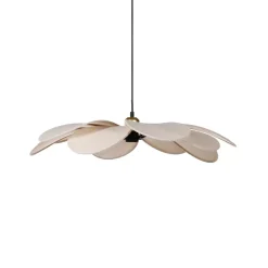 Lampadario a sospensione Lino (D60 cm) Margaux Beige