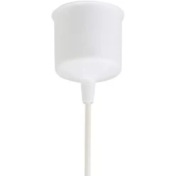 Lampadario a sospensione origami (D32 cm) Moki Bianco