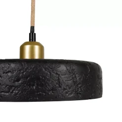 Lampadario in cemento (D25 cm) Portland Nero