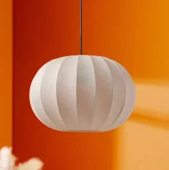 Lampadario in cotone (D32 cm) Moon Beige
