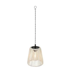 Lampada solare a sospensione per giardino LED (H58 cm) Midtown Bianco e bianco caldo
