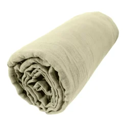 Lenzuolo con angoli di cotone (140 x 200 cm) Gaïa Verde tiglio