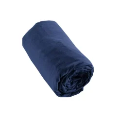 Lenzuolo con angoli flanella di cotone (140 x 200 cm) Nina Blu navy