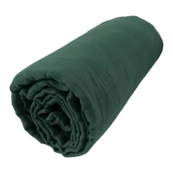 Lenzuolo con angoli garza di cotone (140 x 200 cm) Gaïa Verde Abete