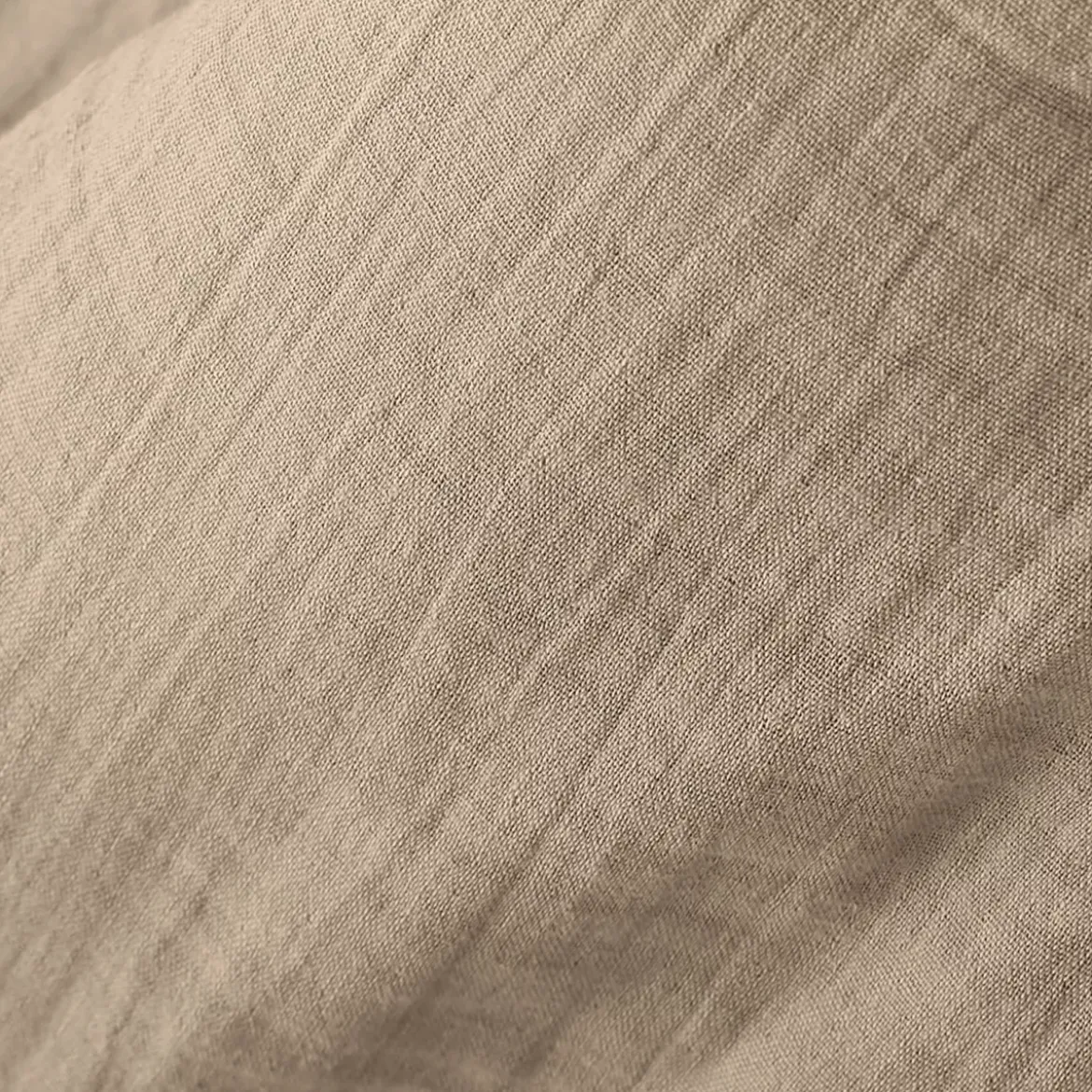 Lenzuolo con angoli garza di cotone (160 x 200 cm) Gaïa Marrone corda