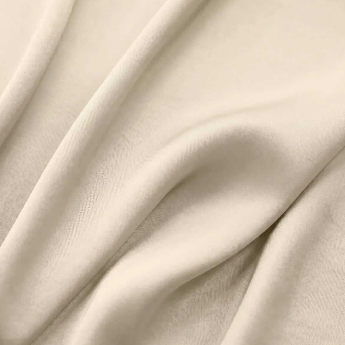 Lenzuolo con angoli in lyocell Tencel™ (160 x 200 cm) Olivia Beige pampa