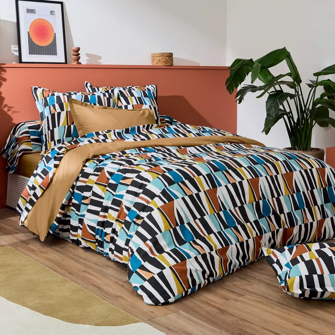 Lenzuolo sopra cotone (240 x 310 cm) Pietro Multicolore