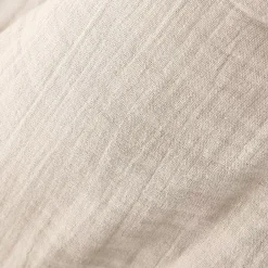Lenzuolo sopra garza di cotone (240 x 300 cm) Gaïa Beige pampa