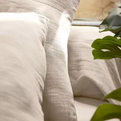 Lenzuolo sopra garza di cotone (270 x 300 cm) Gaïa Beige pampa