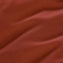Lenzuolo sopra percalle di cotone (180 x 290 cm) Cali Terracotta