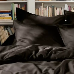 Lenzuolo sopra percalle di cotone (270 x 300 cm) Cali Nero